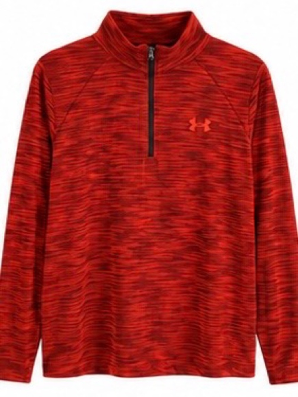 Under Armour Men’s Red Space-Dye Half-Zip Pullover